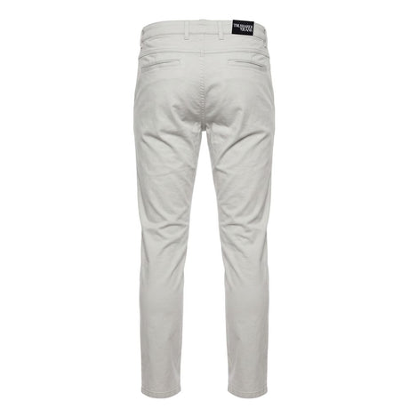 Trussardi Jeans Grey Cotton Men Pants