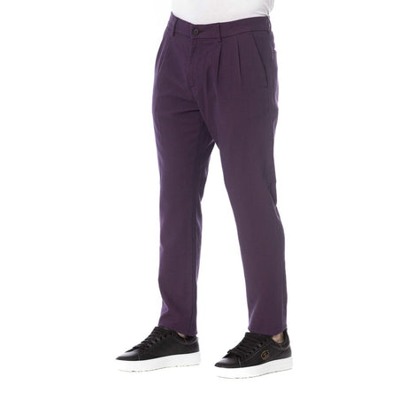 Trussardi Jeans Red Cotton Men's Pant