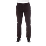 Trussardi Jeans Brown Cotton Men Trouser