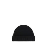 Parajumpers Black Wool Oves Aries Beanie