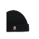 Parajumpers Black Wool Oves Aries Beanie