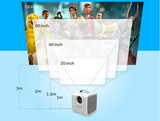 Q2 Mini Projector for Home Theater, 1080P HD
