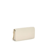 Valentino Garavani White Calf Leather Bos Taurus Wallet