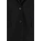 Fendi Black Mohair Blazer