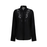 Fendi Black Silk Blouse