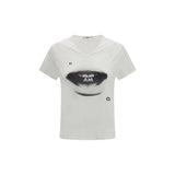 Fendi White Cotton T-Shirt