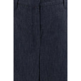 Brunello Cucinelli Blue Cotton Jeans Denim