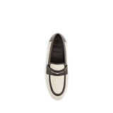Brunello Cucinelli Beige Polyamide Slip-On Loafers