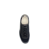 Brunello Cucinelli Blue Suede Leather Athletic Sneakers