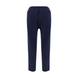 Brunello Cucinelli Blue Cotton Joggers (Workout Pants)