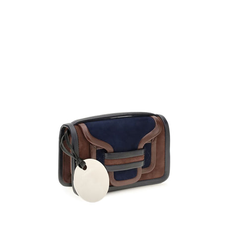 Pierre Hardy Brown Calf Leather Bos Taurus Shoulder Bag