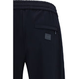Dolce & Gabbana Blue Polyamide Athletic Pants