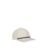 Brunello Cucinelli White Cotton Cap (Baseball Hat)