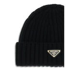 Prada Black Wool Oves Aries Beanie