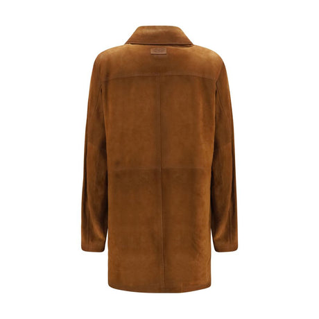 Valstar Brown Calf Leather Bos Taurus Full-Length Jacket