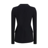 Dolce & Gabbana Black Wool Oves Aries Full-Length Jacket