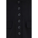 Dolce & Gabbana Black Wool Oves Aries Full-Length Jacket