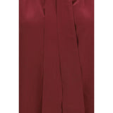 Jacob Cohen Bordeaux Silk Blouse