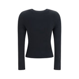Alexander Wang Black Cotton Long Sleeve T-Shirt