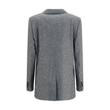Dolce & Gabbana Gray Wool Oves Aries Blazer