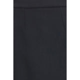 Dolce & Gabbana Black Wool Oves Aries Long Skirt
