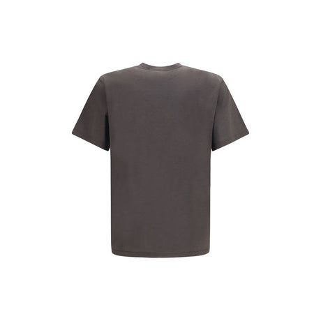 Saint Laurent Brown Silk T-Shirt