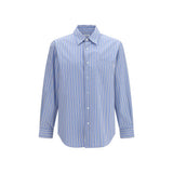 Saint Laurent Blue Cotton Pattern Shirt