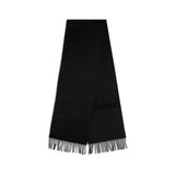 Max Mara Black Cashmere Scarf