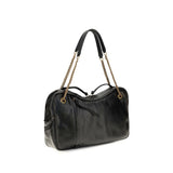 Vivienne Westwood Black Calf Leather Bos Taurus Shoulder Bag