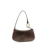 Staud Brown Calf Leather Bos Taurus Shoulder Bag