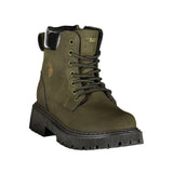 U.S. POLO ASSN. Green Polyester Ankle Boots