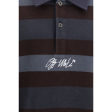 Off-White Multicolor Cotton Polo Shirt