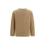Laneus Beige Wool Oves Aries Sweatshirt