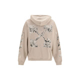 Off-White Beige Cotton Sweatshirt