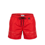 Iceberg Red Polyester Men Swim Short