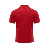 Trussardi Beachwear Red Cotton Men Polo Shirt