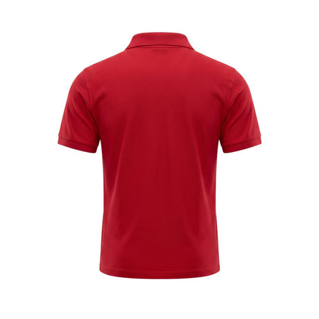 Trussardi Beachwear Red Cotton Men Polo Shirt