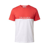 Trussardi Beachwear White Polyester Men T-Shirt