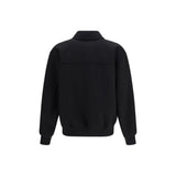 Ferragamo Black Wool Oves Aries Biker Jacket