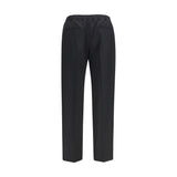 Valentino Garavani Black Cotton Chino Pants