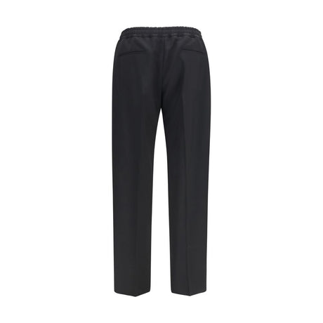 Valentino Garavani Black Wool Oves Aries Chino Pants