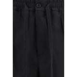 Valentino Garavani Black Cotton Chino Pants