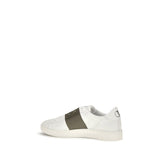 Valentino Garavani White Calf Leather Bos Taurus Low Top Sneakers