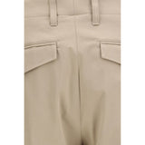 Lardini Beige Cotton Casual Pants