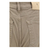 PT Torino Beige Cotton Slim Fit Jeans