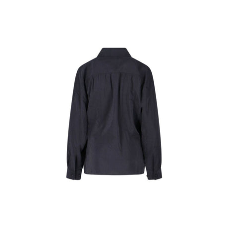 Lemaire Black Polyamide Dress Shirt
