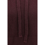 Laneus Bordeaux Cashmere Hoodie
