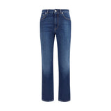 Dolce & Gabbana Blue Cotton Straight-Leg Jeans