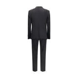 Dolce & Gabbana Black Wool Oves Aries Two-Piece Suit