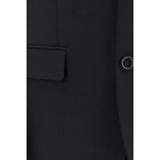 Dolce & Gabbana Black Wool Oves Aries Two-Piece Suit